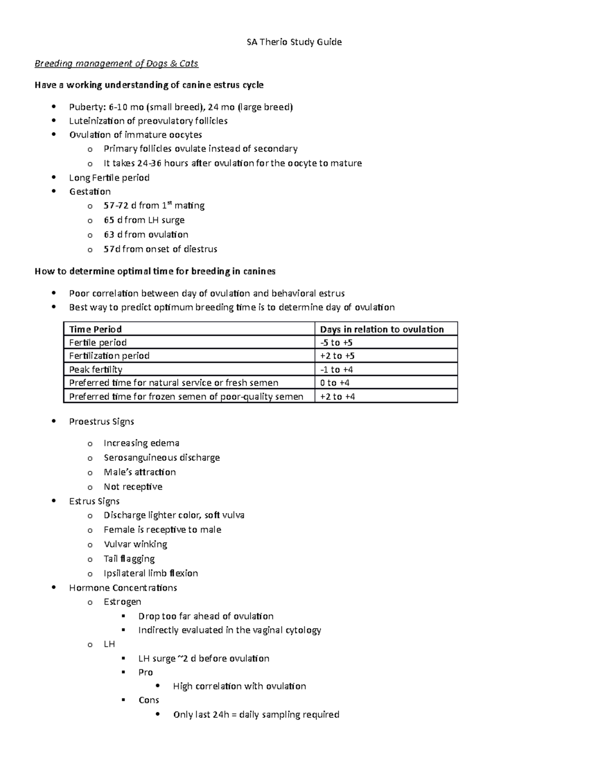 SA Therio Study Guide Teaches the practice of Small Animal Medicine