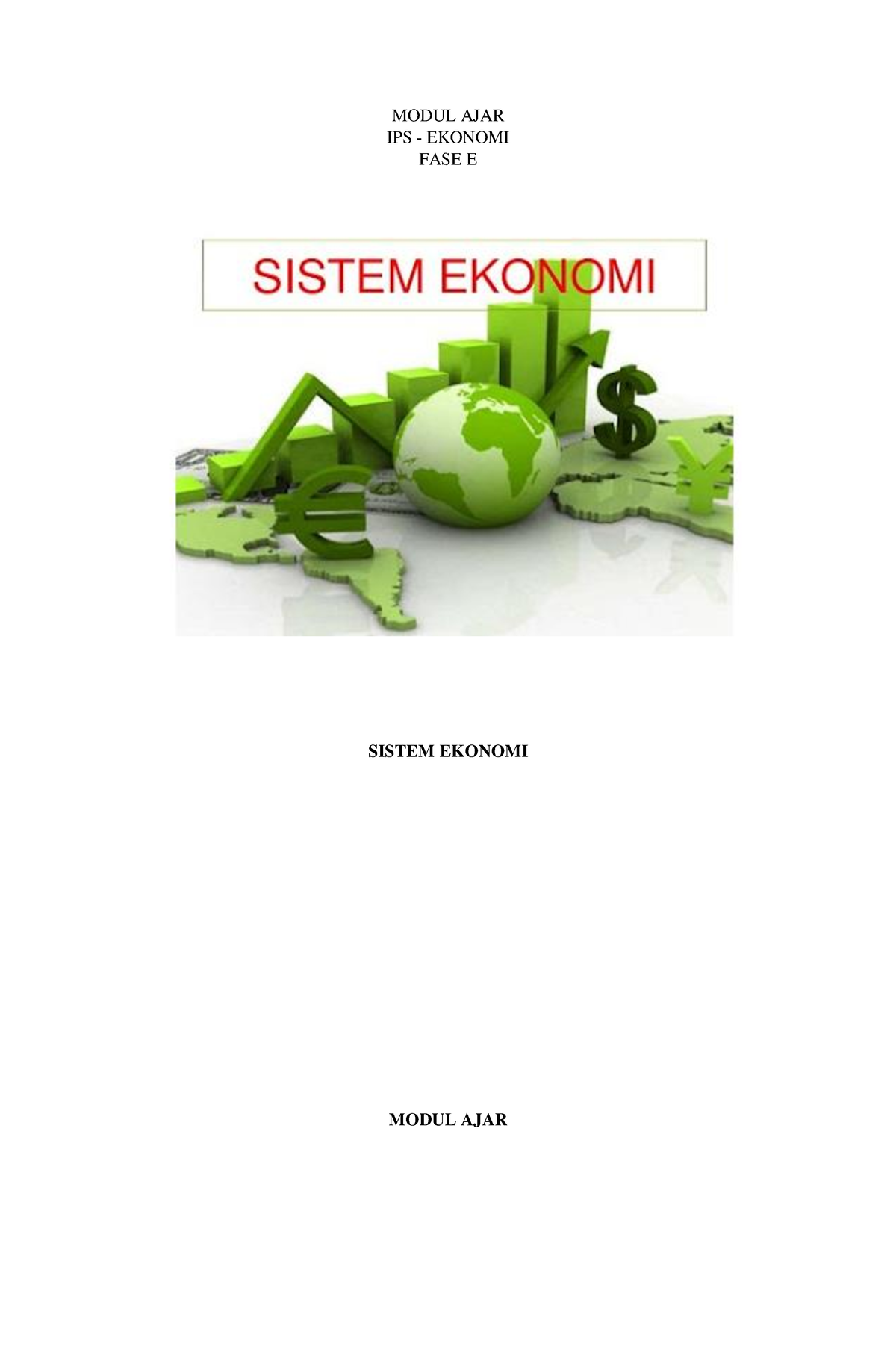 Sistem Ekonomi - GOOD - MODUL AJAR IPS - EKONOMI FASE E SISTEM EKONOMI ...