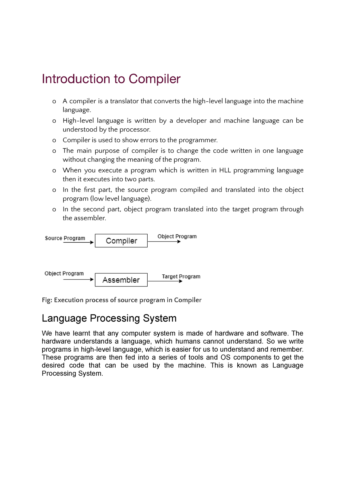 introduction-to-compiler-o-high-level-language-is-written-by-a