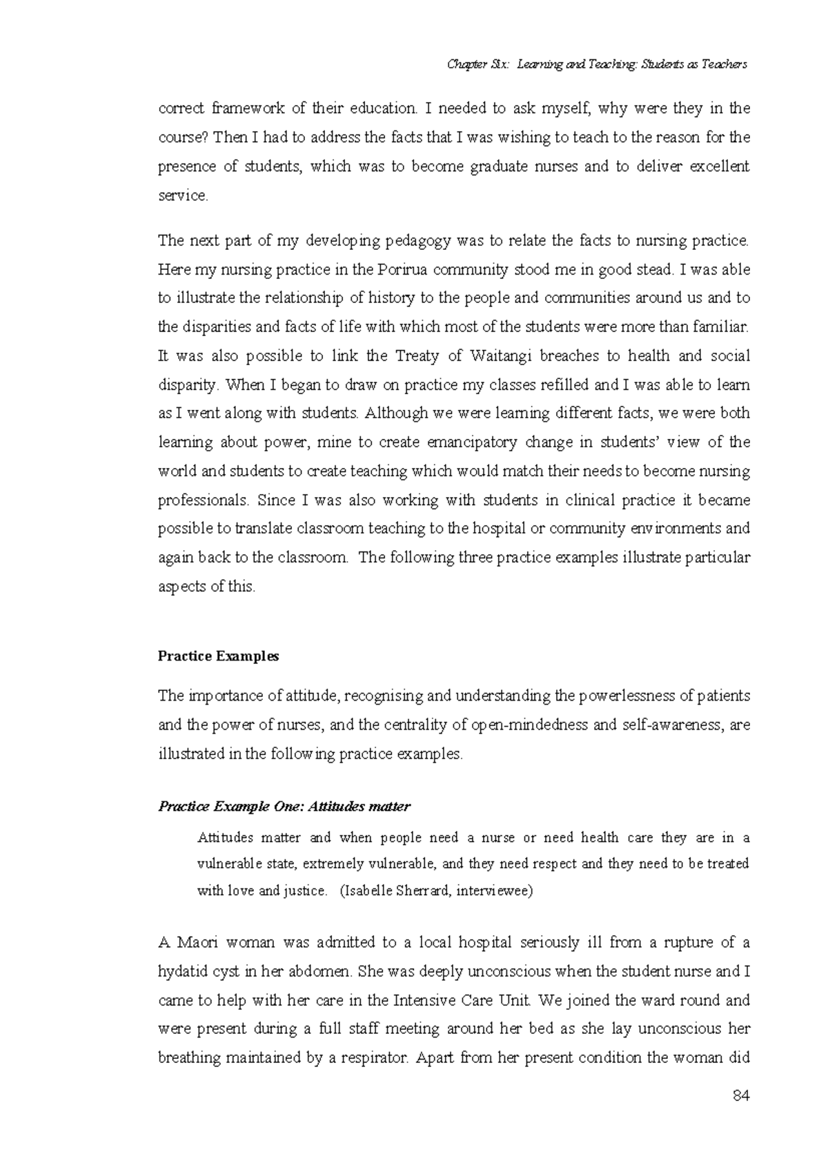 Nursing- Ramsden (1)-15 - correct framework of their education. I ...