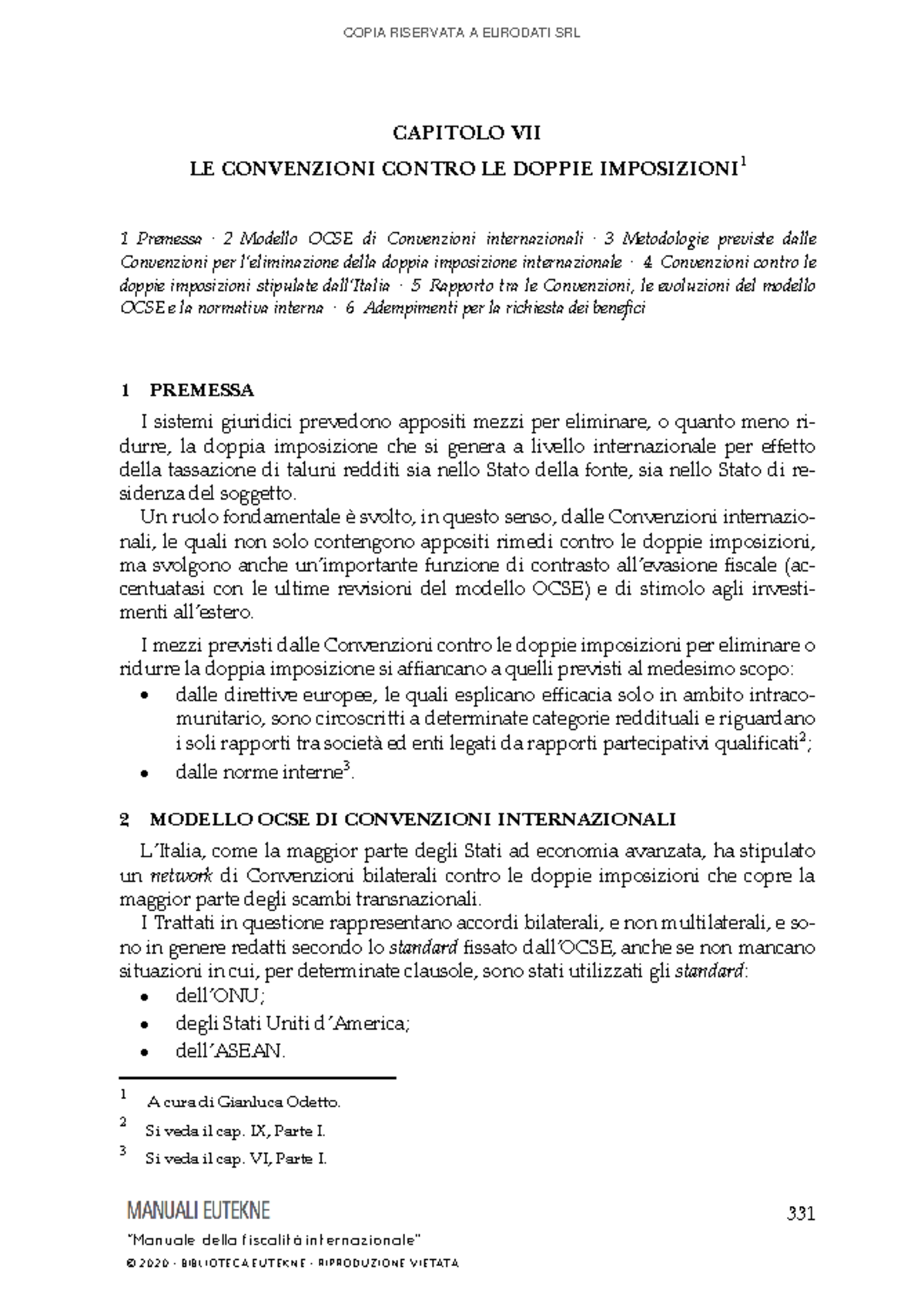 Le Convenzioni Contro Le Doppie Imposizioni Manuale Della Fiscalit 