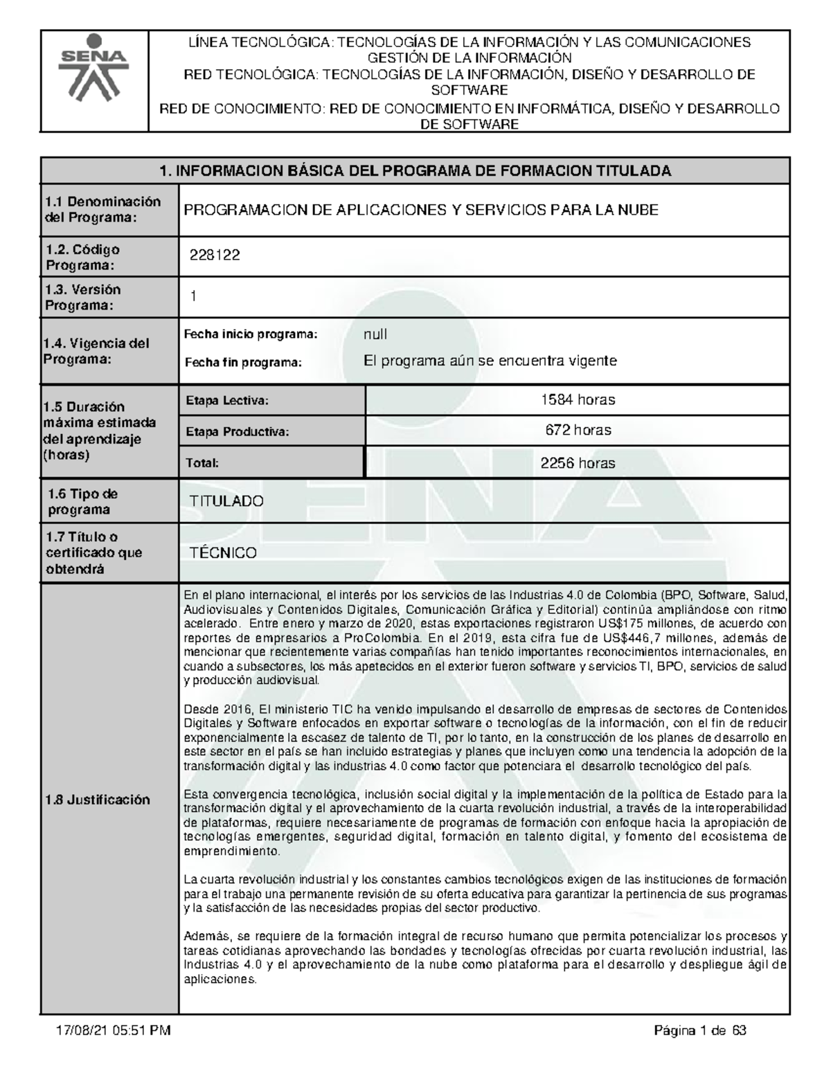 Diseno curricular fsdfs - GESTIÓN DE LA INFORMACIÓN RED TECNOLÓGICA ...