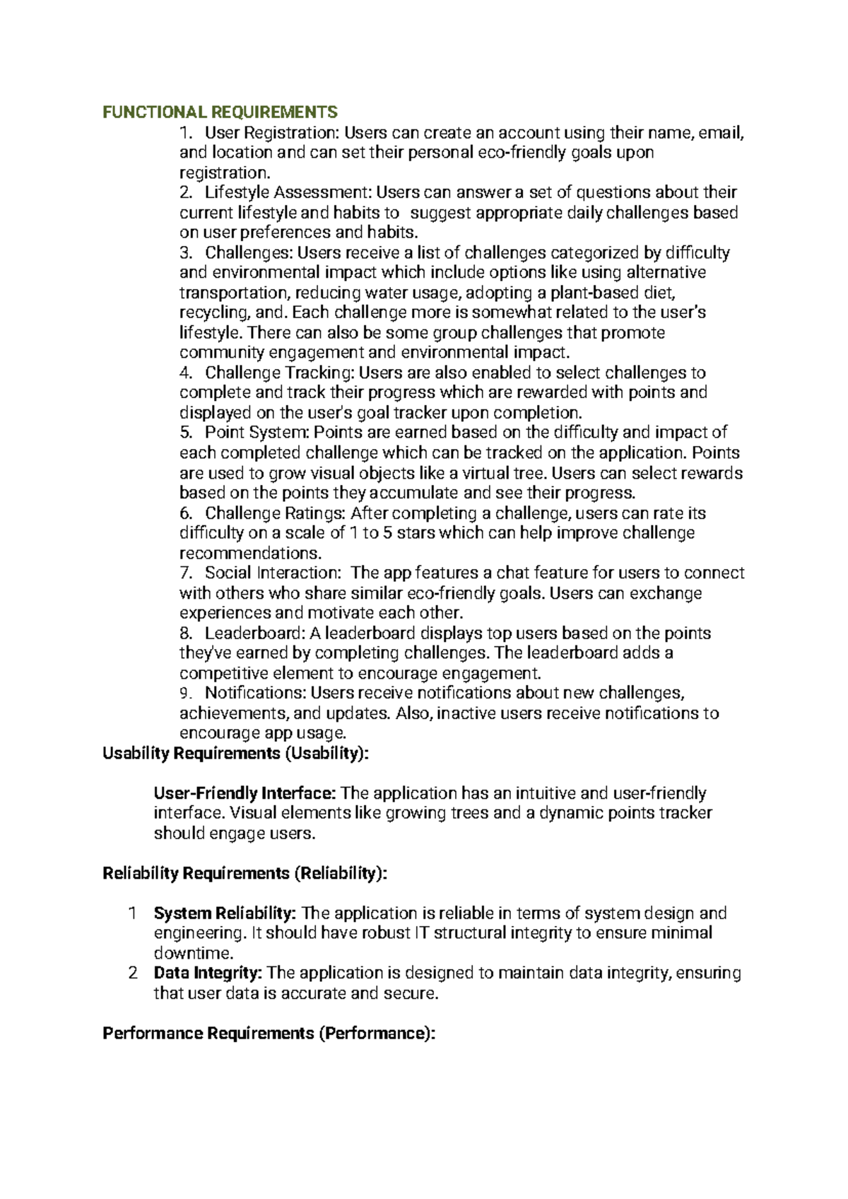 Functional Requirements - FUNCTIONAL REQUIREMENTS 1. User Registration ...