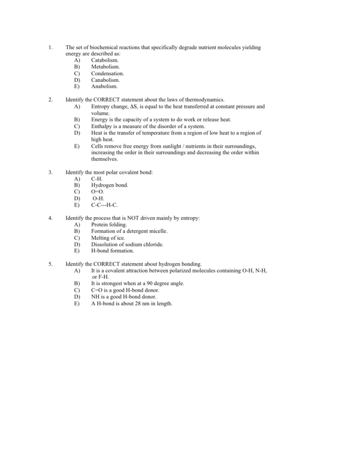 Midterm 2009 - 2009 final exam and answer - chem 2730 - Studocu