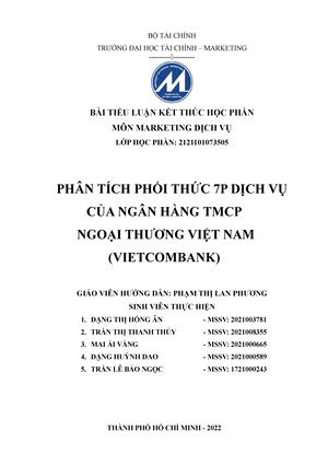 Marketing dịch vụ là gì Mô hình 7p trong marketing dịch vụ