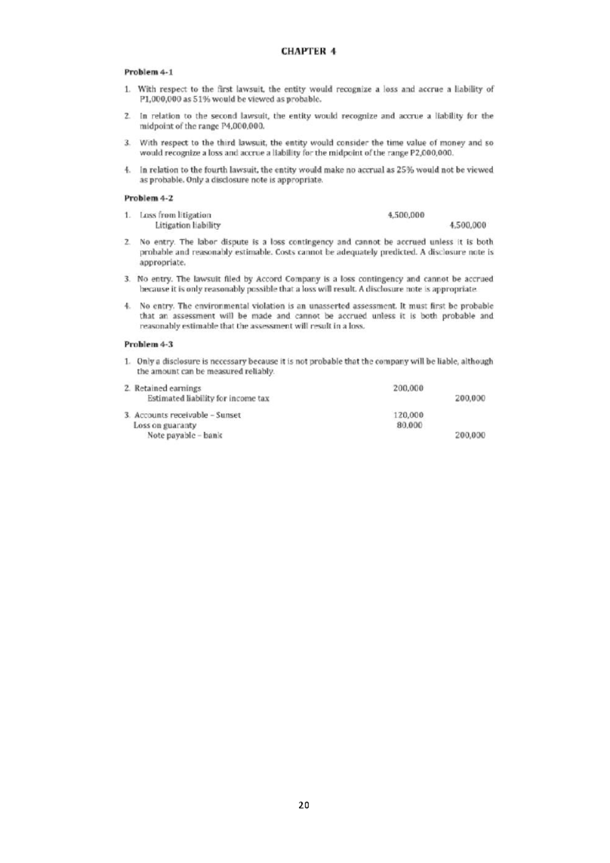 Chapter 4 - Answer key - Conceptual Framework and IA1 - Studocu