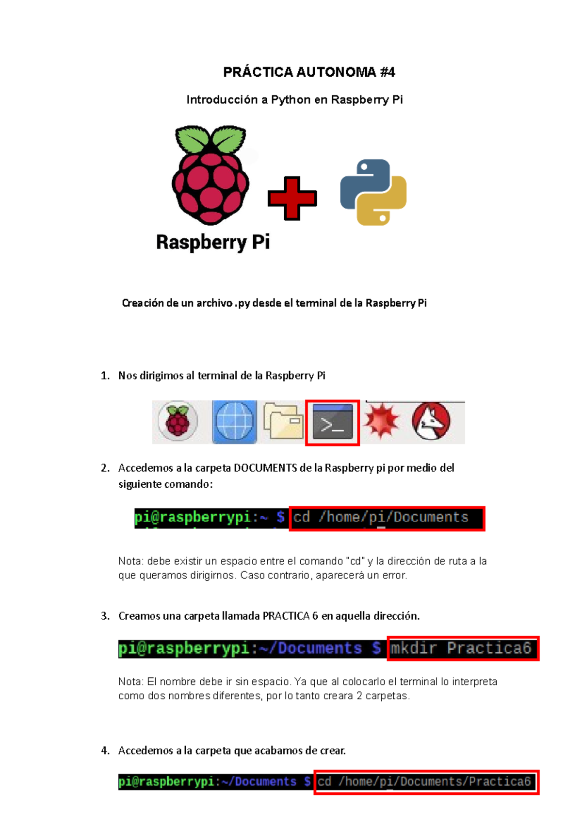 09 Practica Autonoma 5 - Introducción a Raspberry - PRÁCTICA AUTONOMA ...