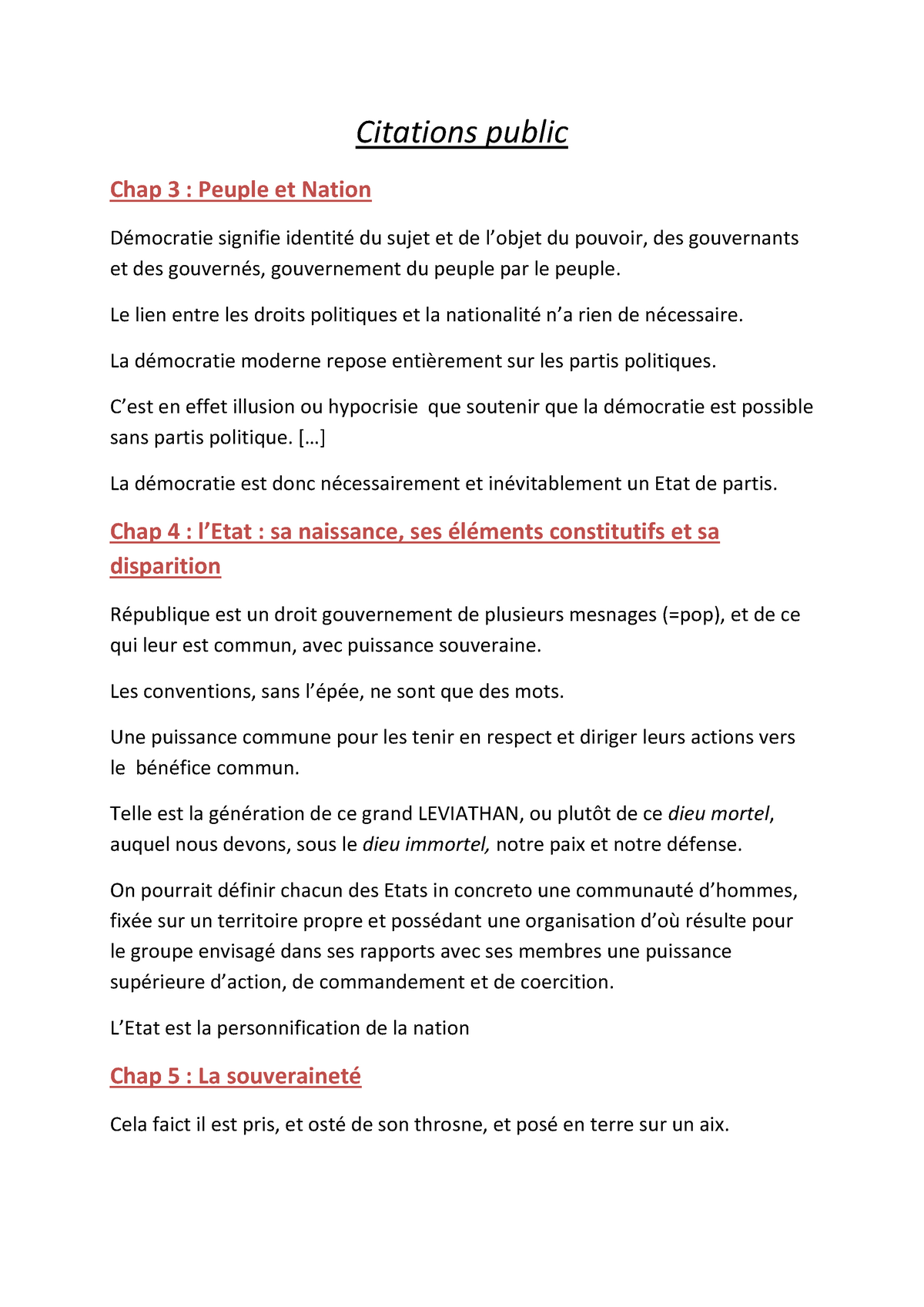 Citations Droit Public Droi1101 3 Studocu