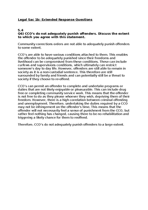 Unit 1 Legal Studies EXAM Notes - AOS 1 Legal foundations notes Unit 1 ...