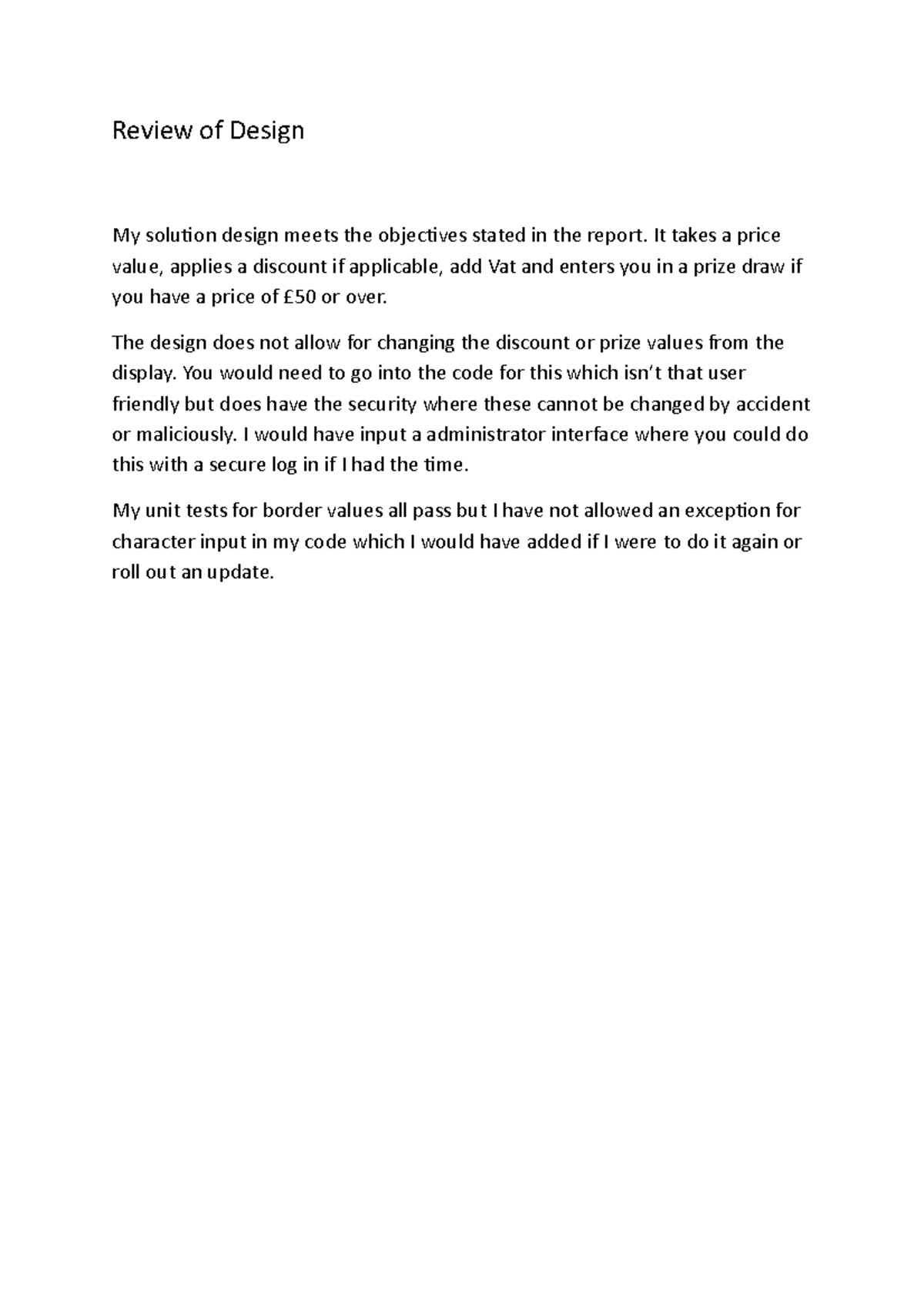 Review 14 October 2017, questions and answers - Review of Design My ...