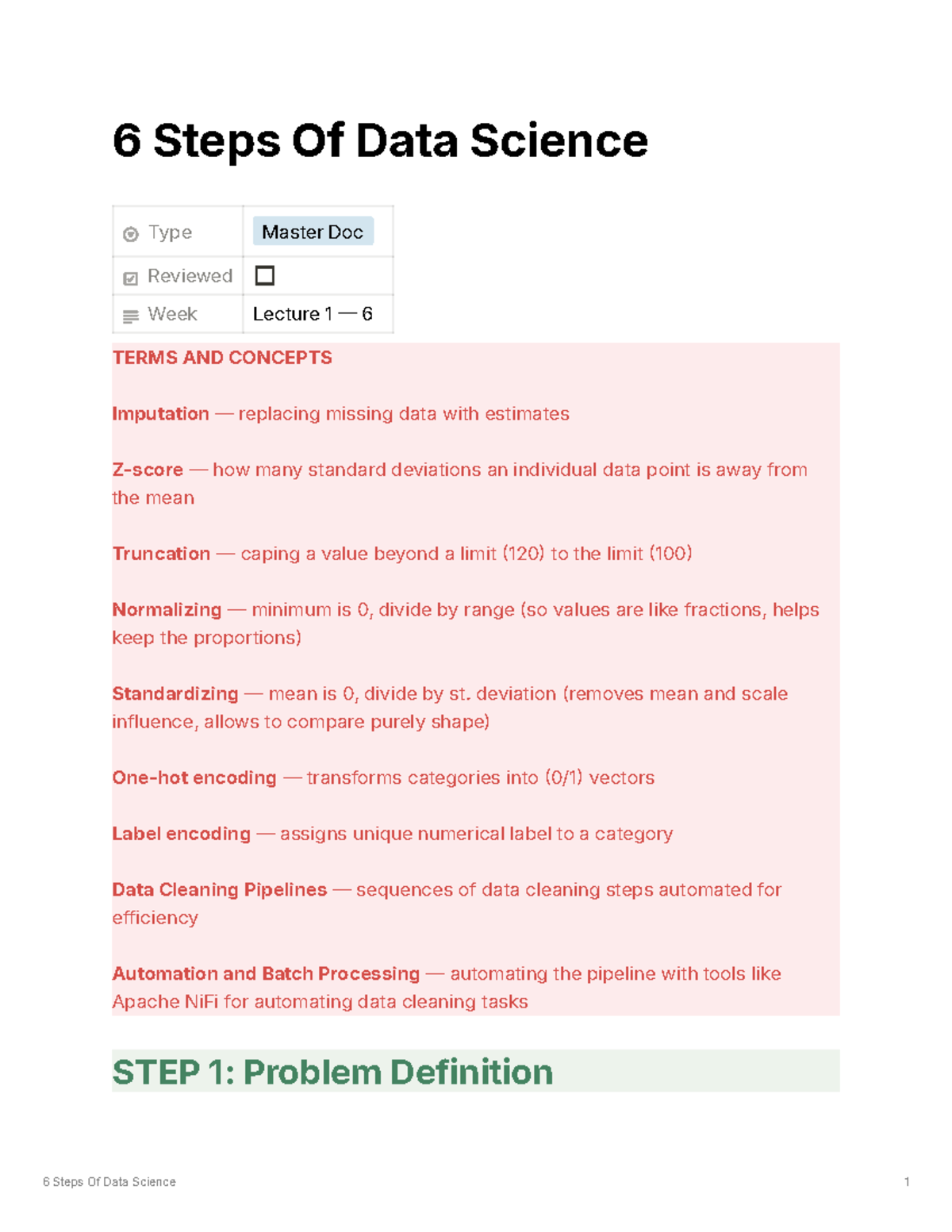 6 Steps Of Data Science - 6 Steps Of Data Science Type Master Doc ...