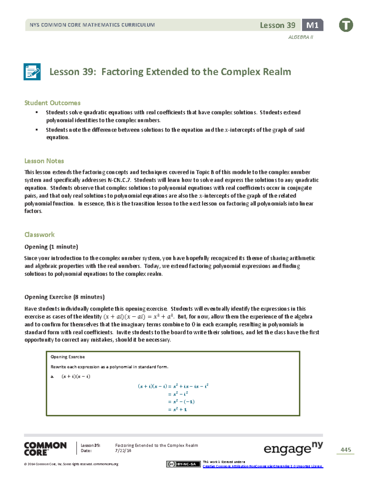 Algebra-ii-m1-topic-d-lesson-39-teacher - ALGEBRA II Lesson 39 ...