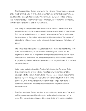 Renaissance Politics Notes - The politics of Europe during the age of ...