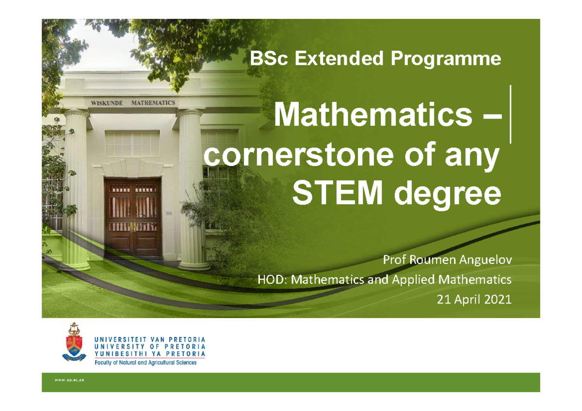 Orientation for the extended bsc programme - BSc Extended Programme ...