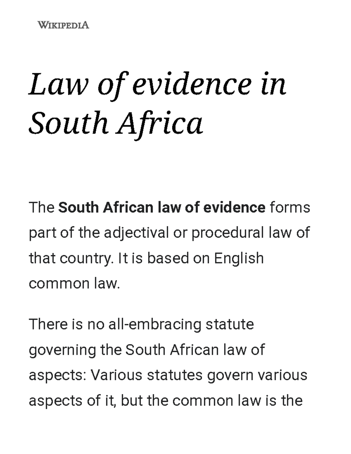 law-of-evidence-in-south-africa-wikipedia-law-of-evidence-in-south