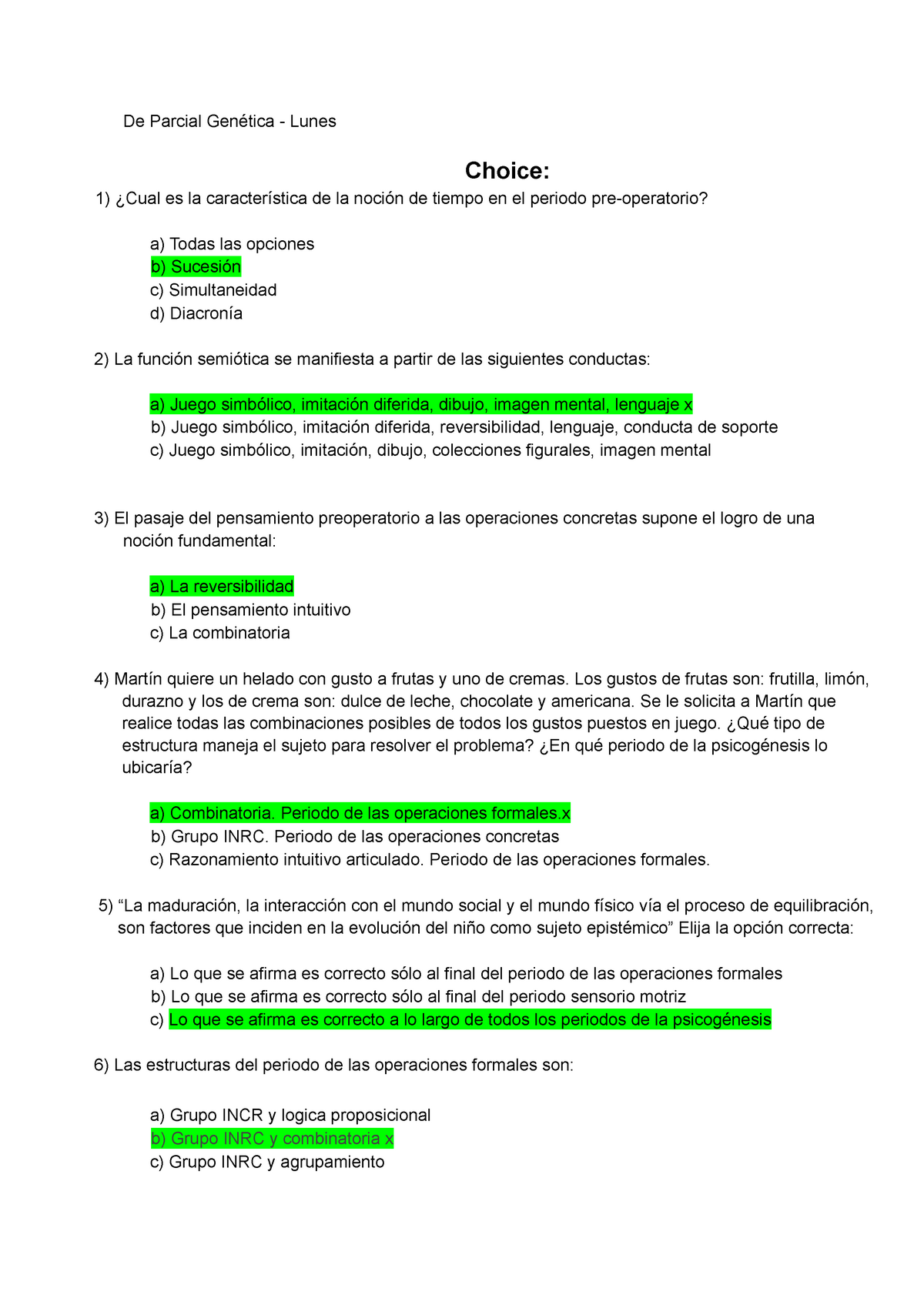 Estudio Parcial Gen tica Preguntas del Final 1 De Parcial