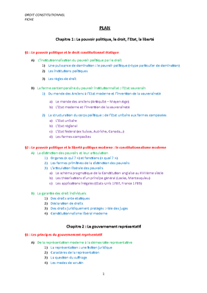 dissertation droit constitutionnel l'etat unitaire