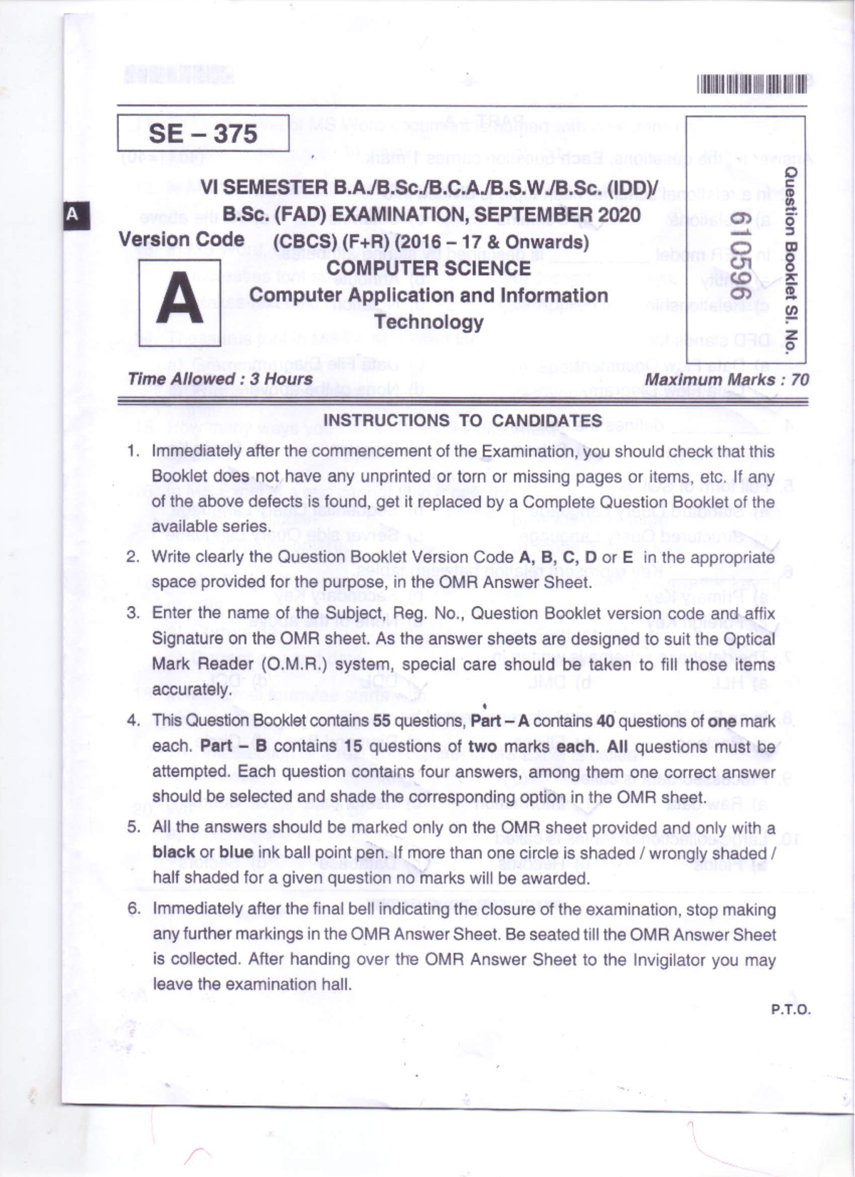 CAIT-2020 - Computer applications and IT - Management information ...