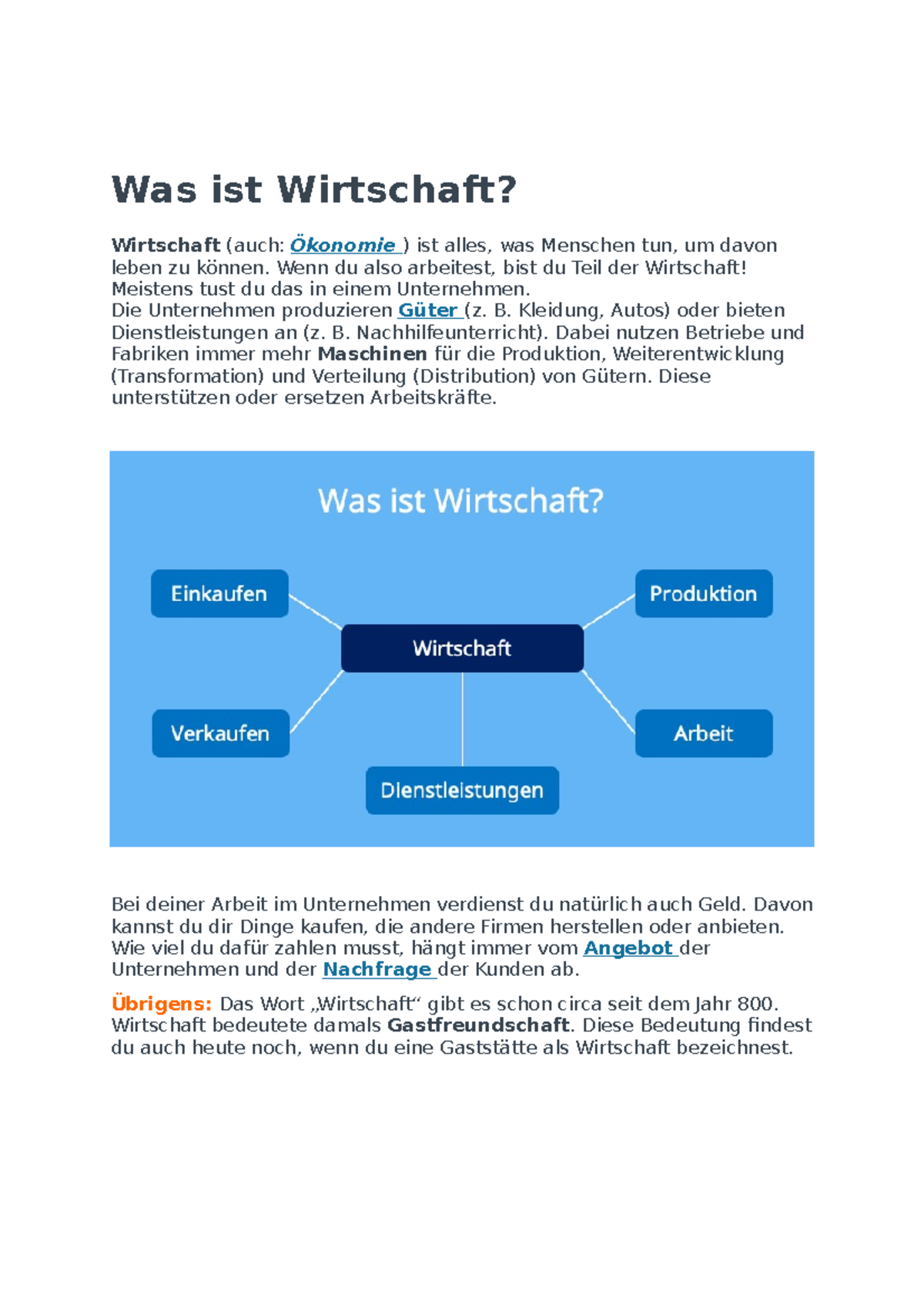 Was Ist Eine Wirtschaft Was ist Wirtschaft - verständlich - Was ist Wirtschaft? Wirtschaft