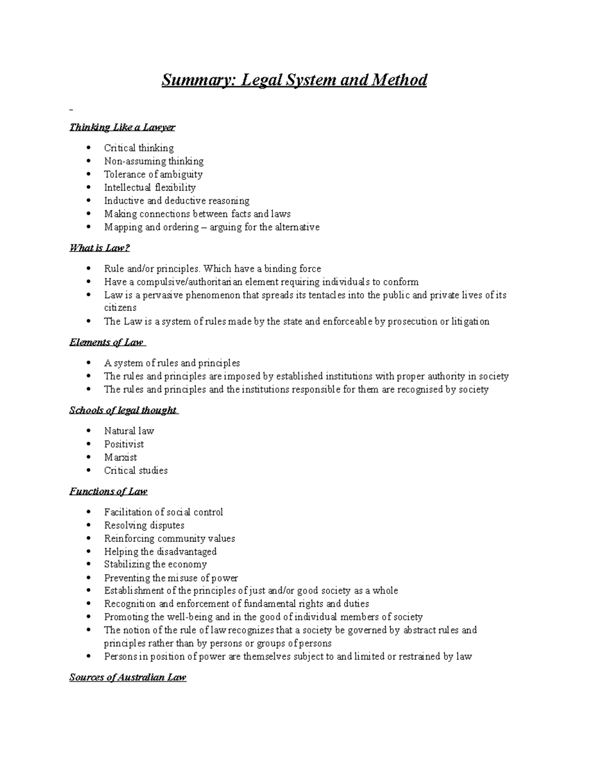 legal-system-and-method-summary-summary-legal-system-and-method