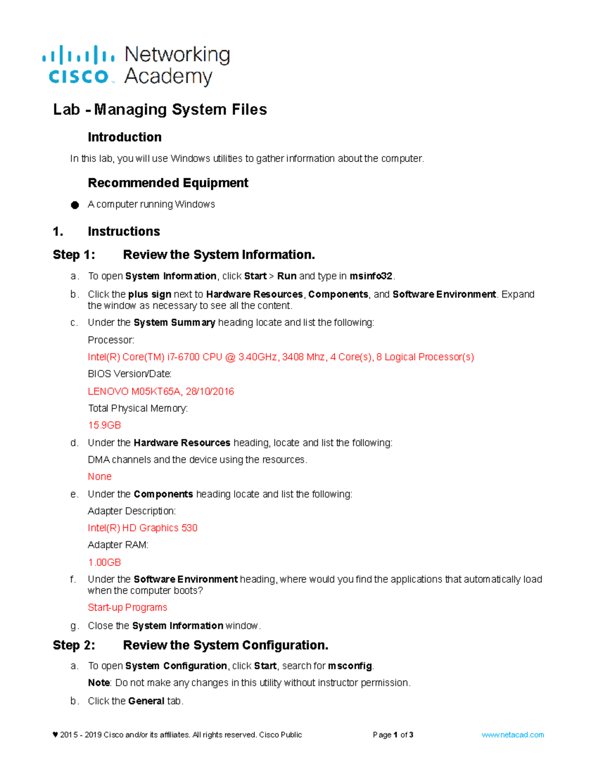 11.3.2.8 Lab Manage System Files Lab Managing System Files