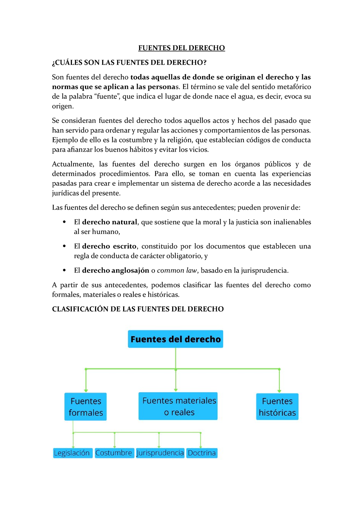 Fuentes DEL Derecho - FUENTES DEL DERECHO ¿CUÁLES SON LAS FUENTES DEL ...