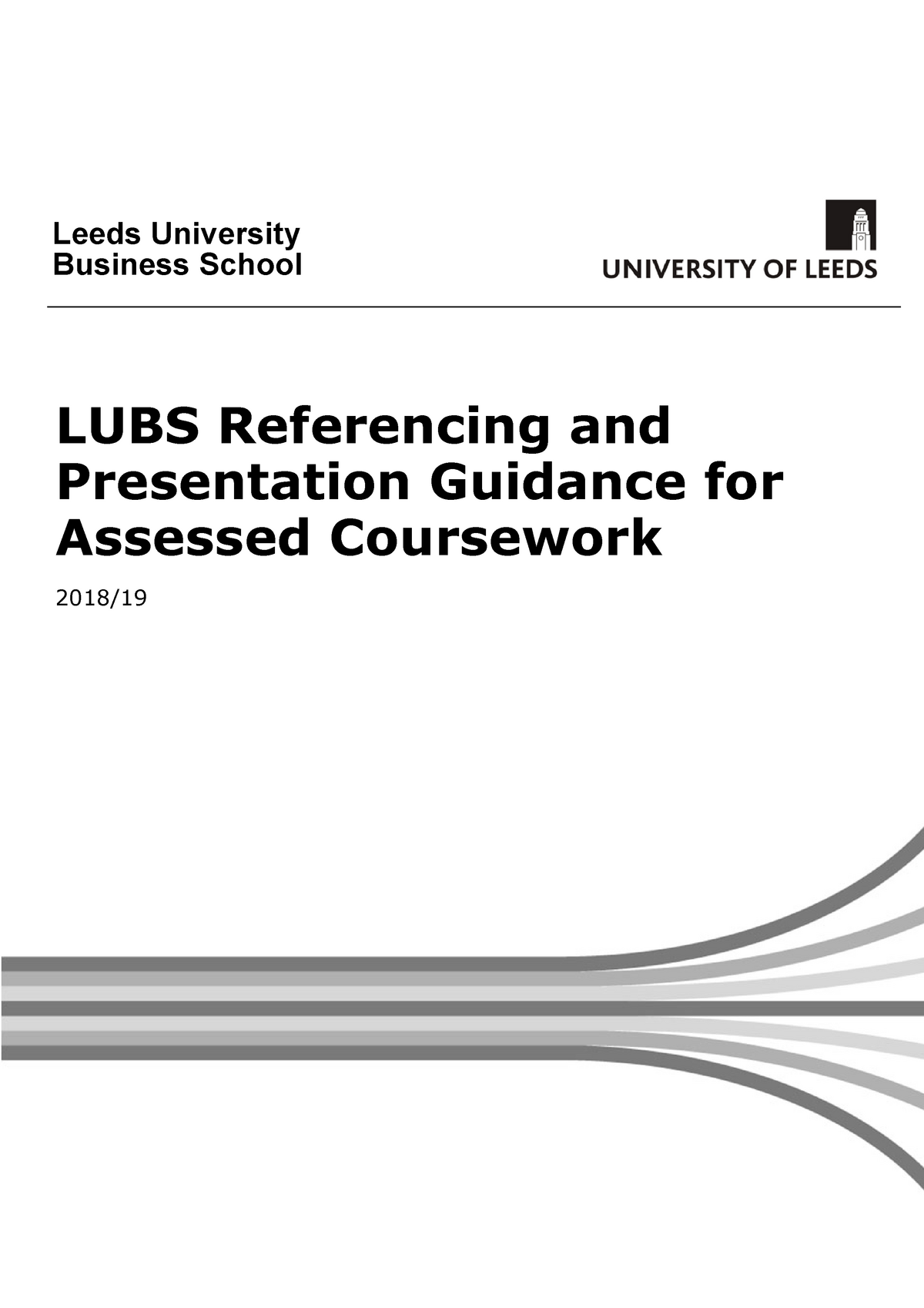 lubs presentation guidelines