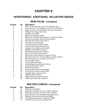 Kieso IFRS4 TB ch02 - 중급회계 테뱅 - CHAPTER 2 CONCEPTUAL FRAMEWORK FOR ...