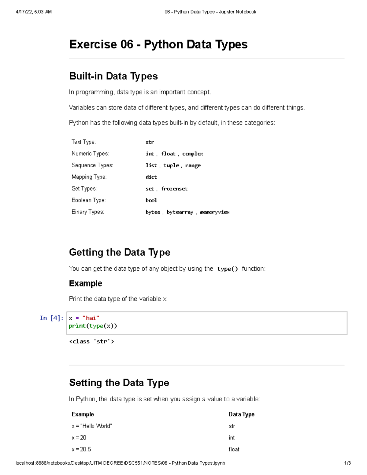 06 - Python Data Types - Jupyter Notebook - 4/17/22, 5:03 AM 06 ...