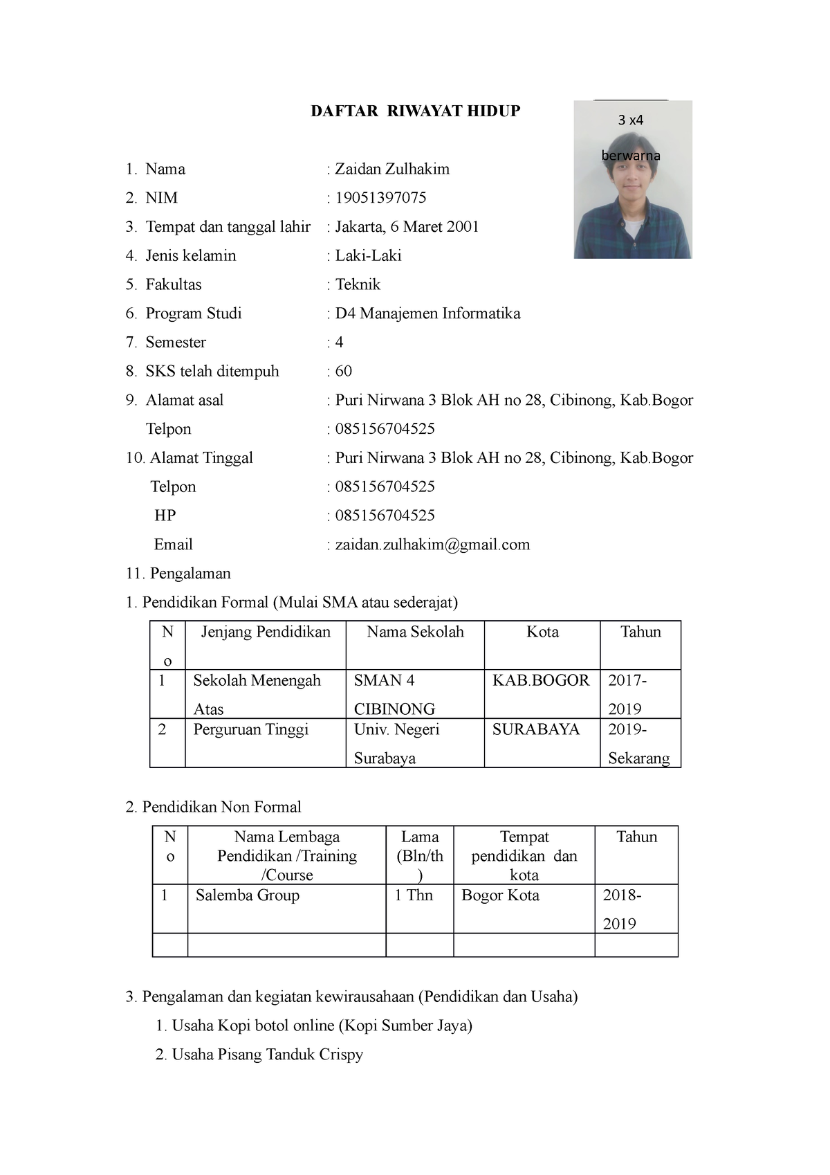 Key Terms Bab 2 - DAFTAR RIWAYAT HIDUP Nama : Zaidan Zulhakim NIM ...