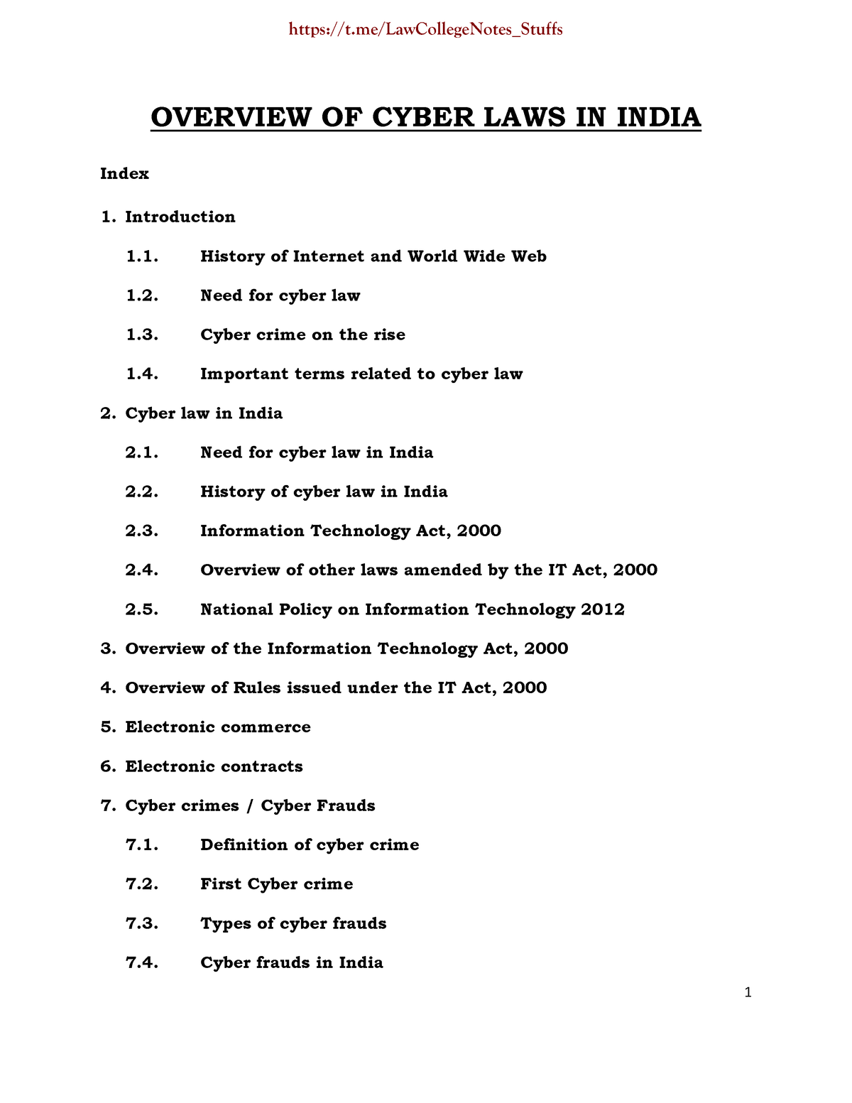 Cyber LAWS IN India OVERVIEW OF CYBER LAWS IN INDIA Index   Thumb 1200 1553 