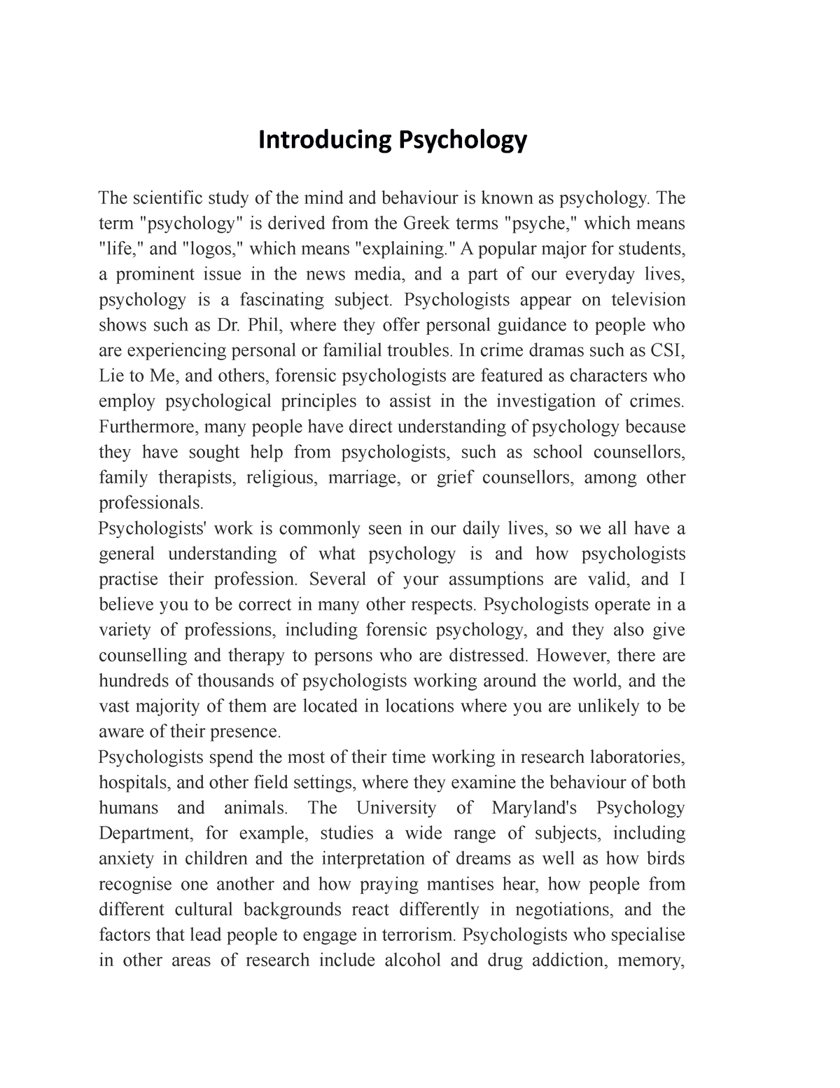 introducing-psychology-the-term-psychology-is-derived-from-the