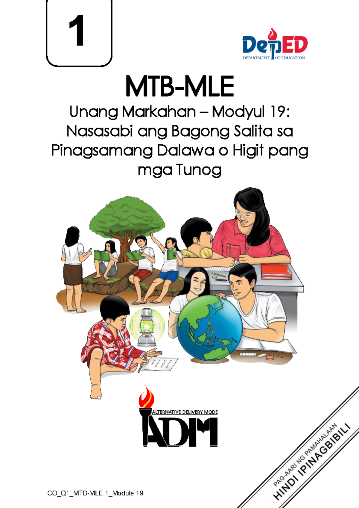 MTB-MLE1 Q1 Mod19 Nasasabi ang Bagong Salita sa Pinagsamang Dalawa o ...