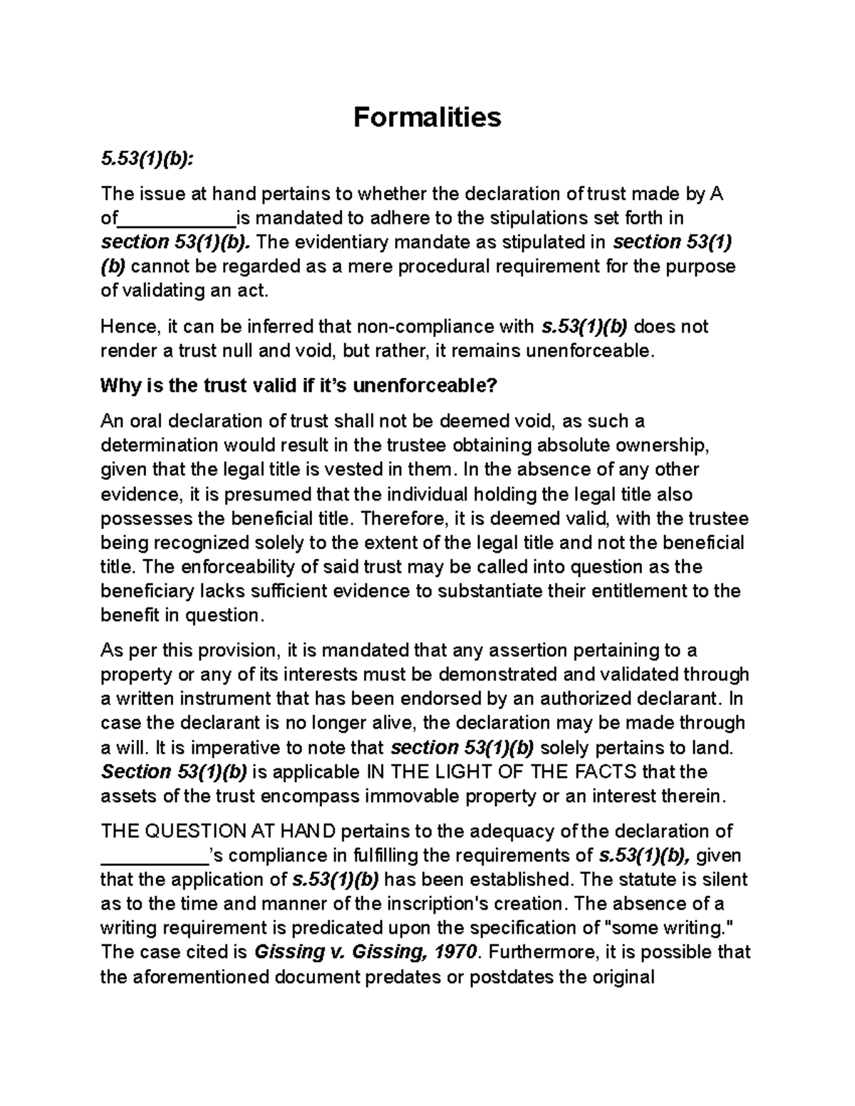 Formalties grey structure - Formalities 5(1)(b): The issue at hand ...