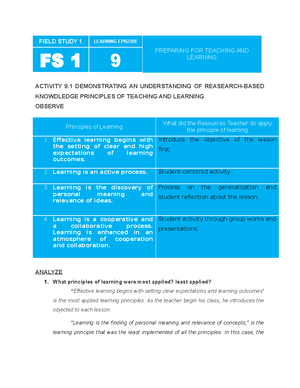 FS 2 Learning Episode 2 Embedding Action Research For Reflective ...