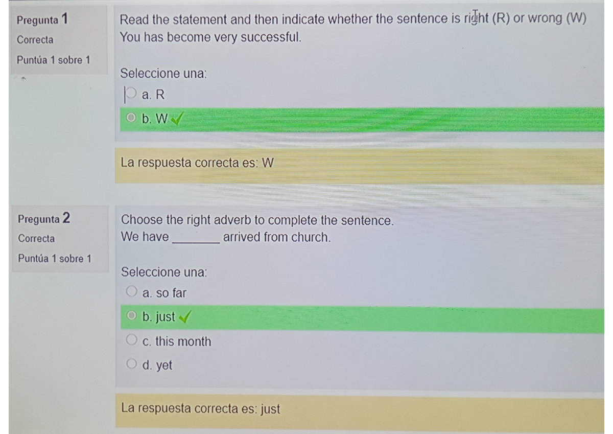 assignment 1 questionnaire u1 idioma extranjero 3