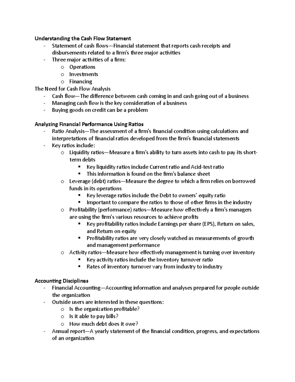 11:2:2022 Notes - Understanding the Cash Flow Statement - Statement of ...