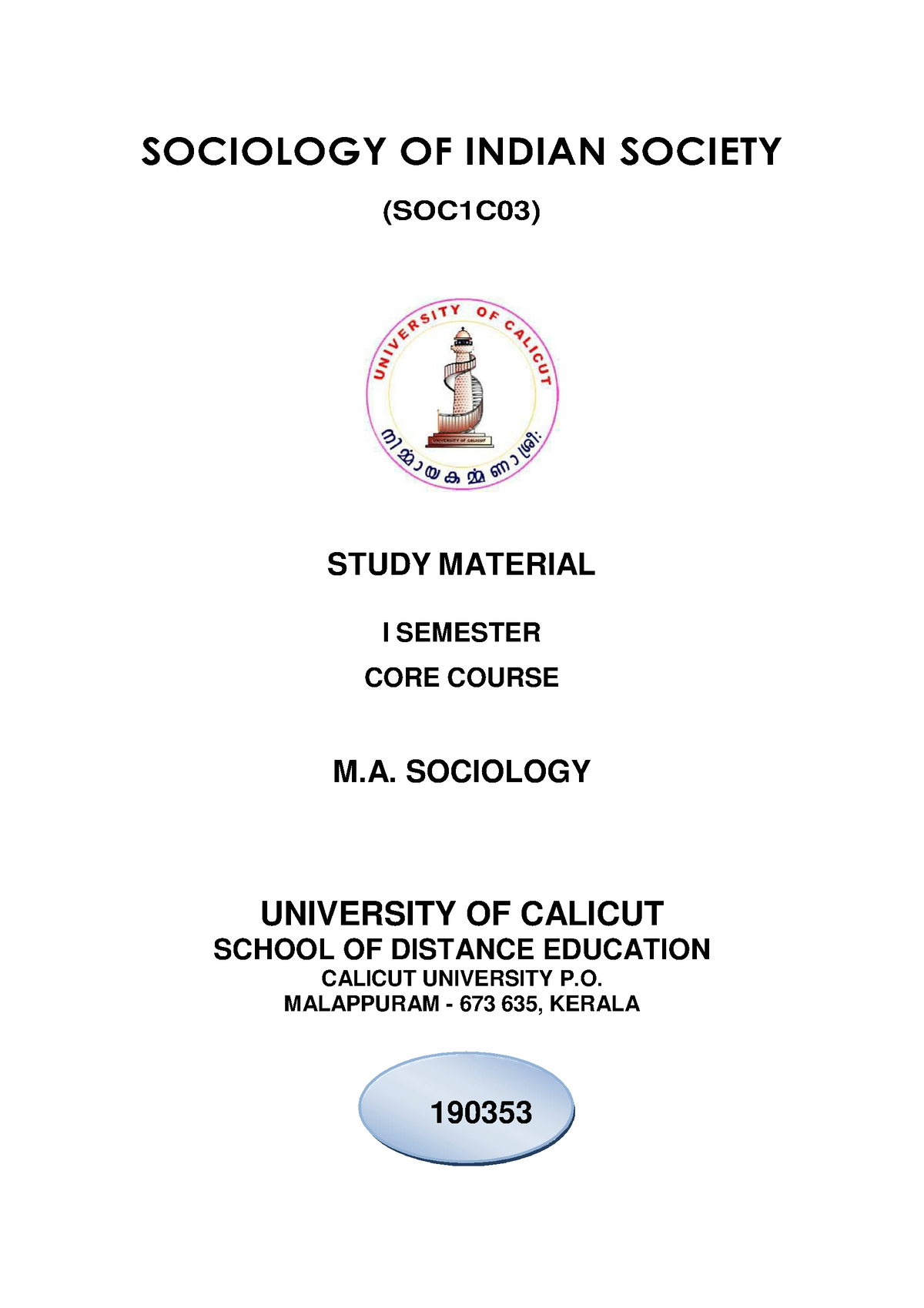 dissertation topics in sociology in india