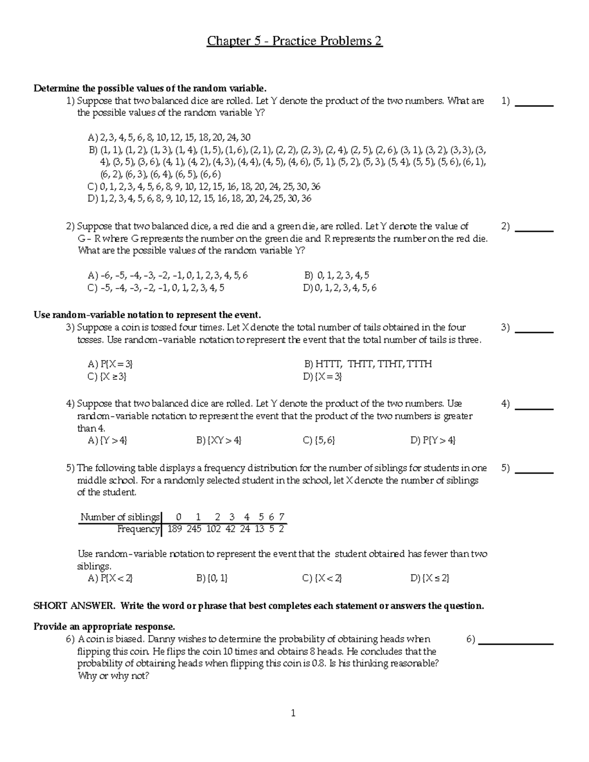 Ch 5 Set 2 These Are Homework Problems For Each Chapter Use These For Practice Because Studocu