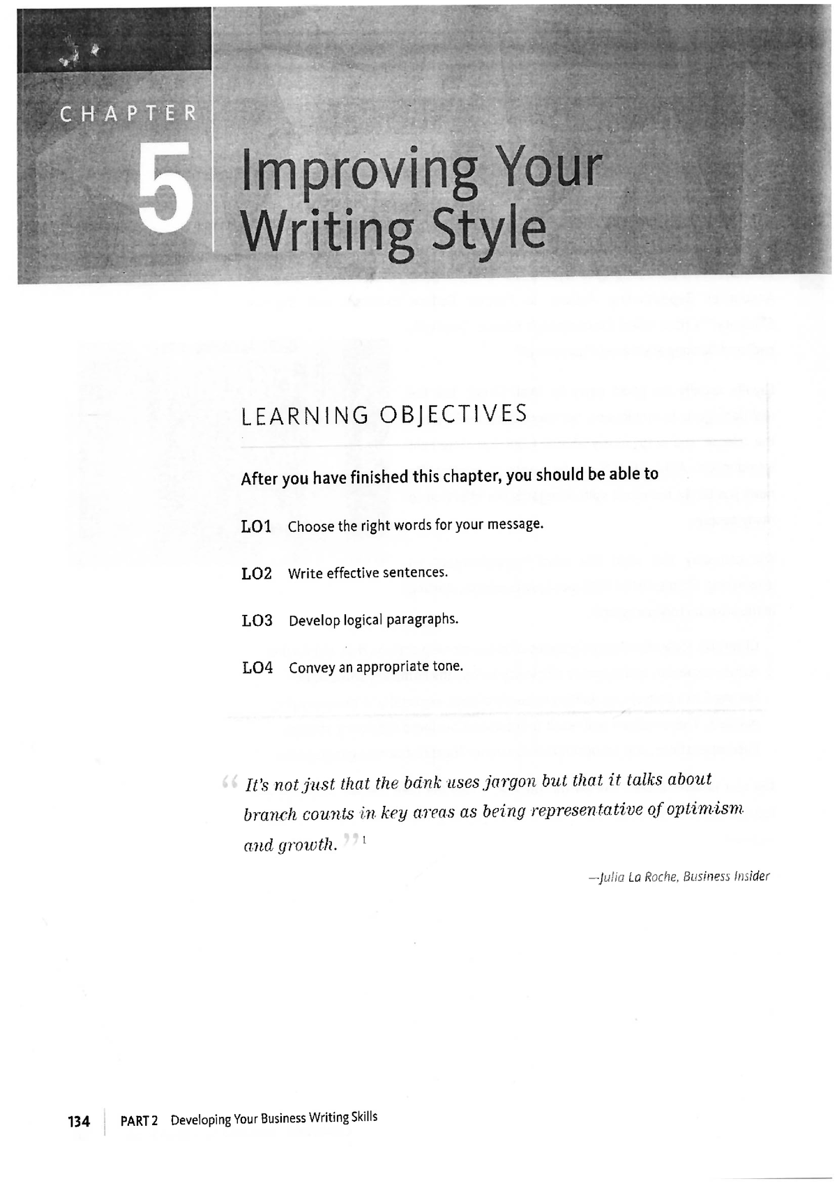 Chapter 5 - Improving Your Writing Style - Business Communication - Studocu