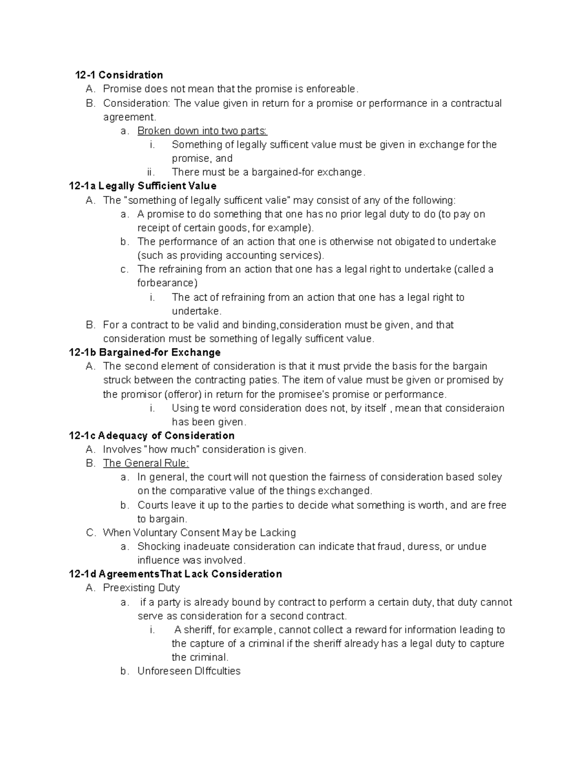 Chapter 12 Business Law 12 1 Considration A Promise Does Not Mean That The Promise Is Studocu Chapter 12 Business Law 12 1 Considration A Promise Does Not Mean That The Promise Is Studocu