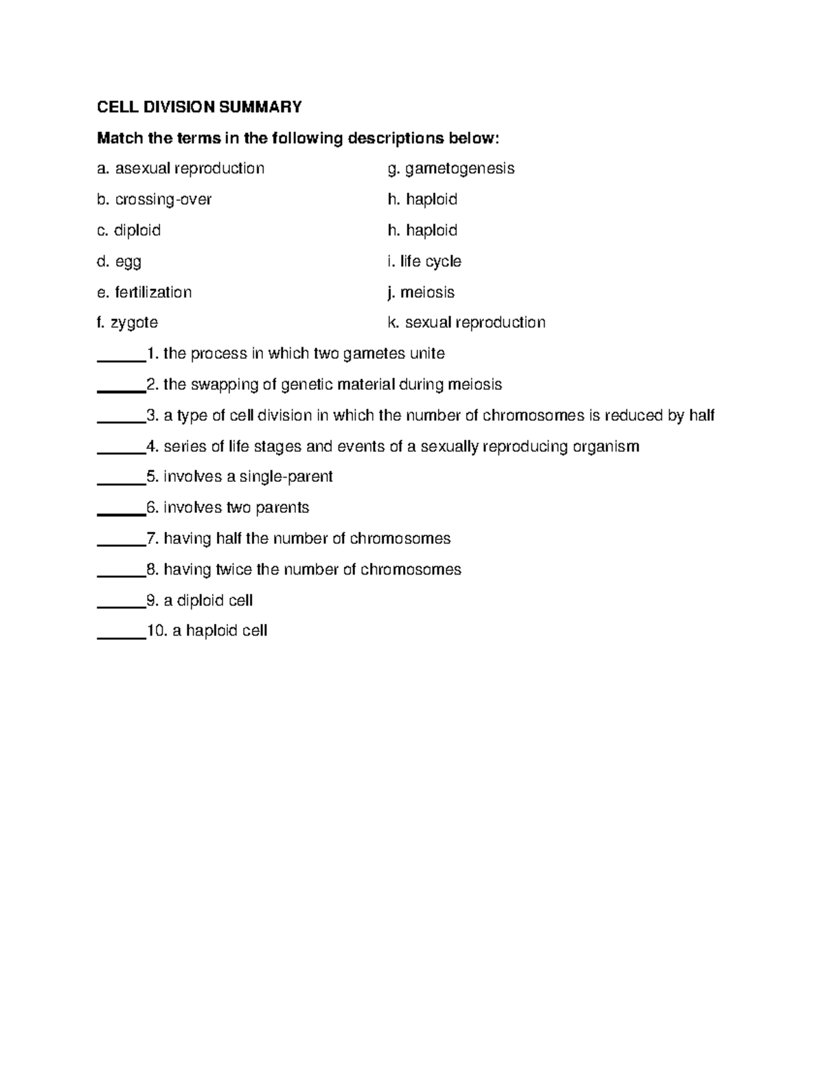 thursday-bell-work-cell-division-summary-cell-division-summary