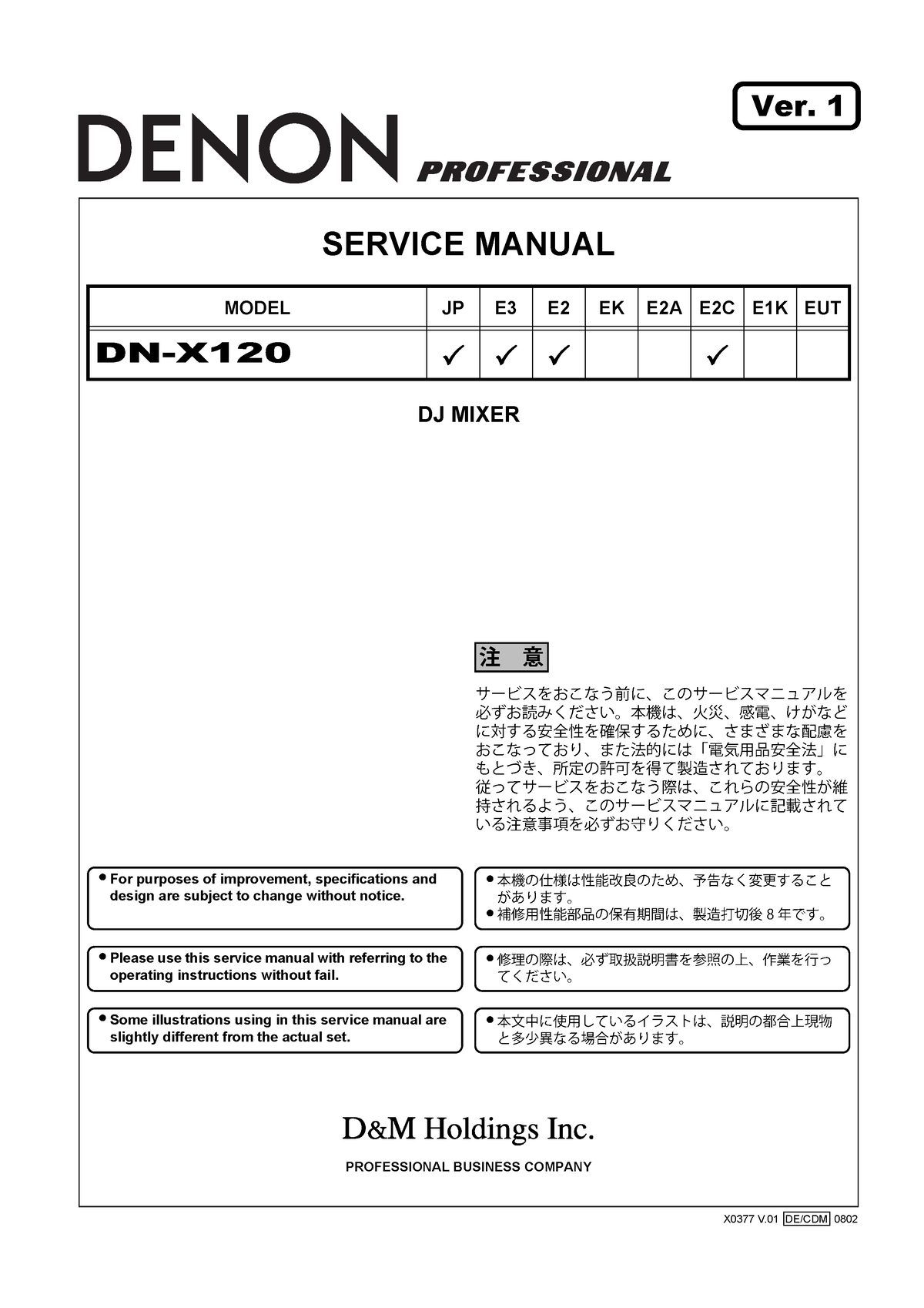 Dnx120 manual 2 123456 PROFESSIONAL BUSINESS COMPANY For purposes