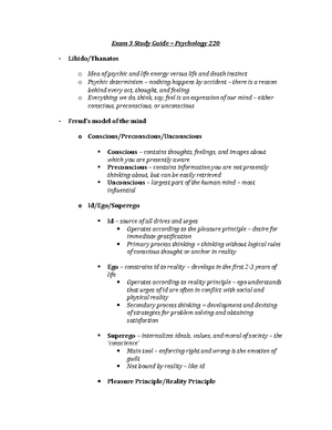 Psychexam 2 Study Guide - Psych 220: Study Sheet: Exam 2 What is a gene ...