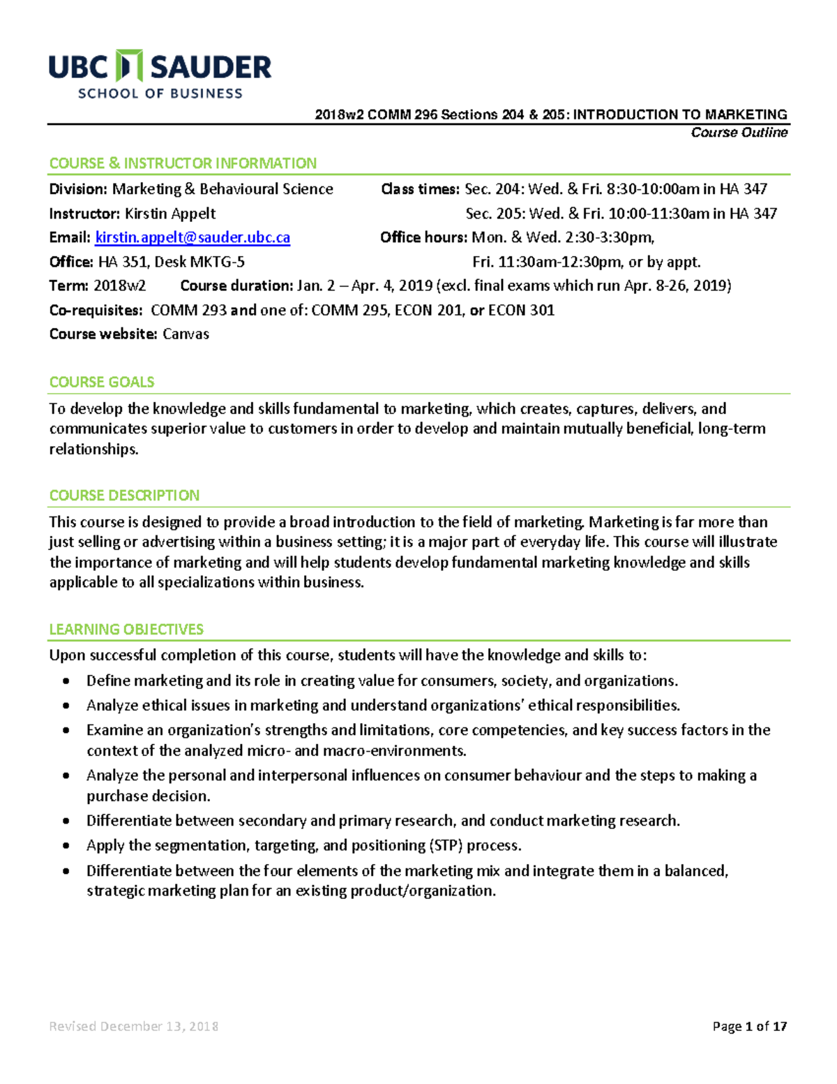 COMM+296-2018 w2+Syllabus+2018-12-13 - Course Outline COURSE ...