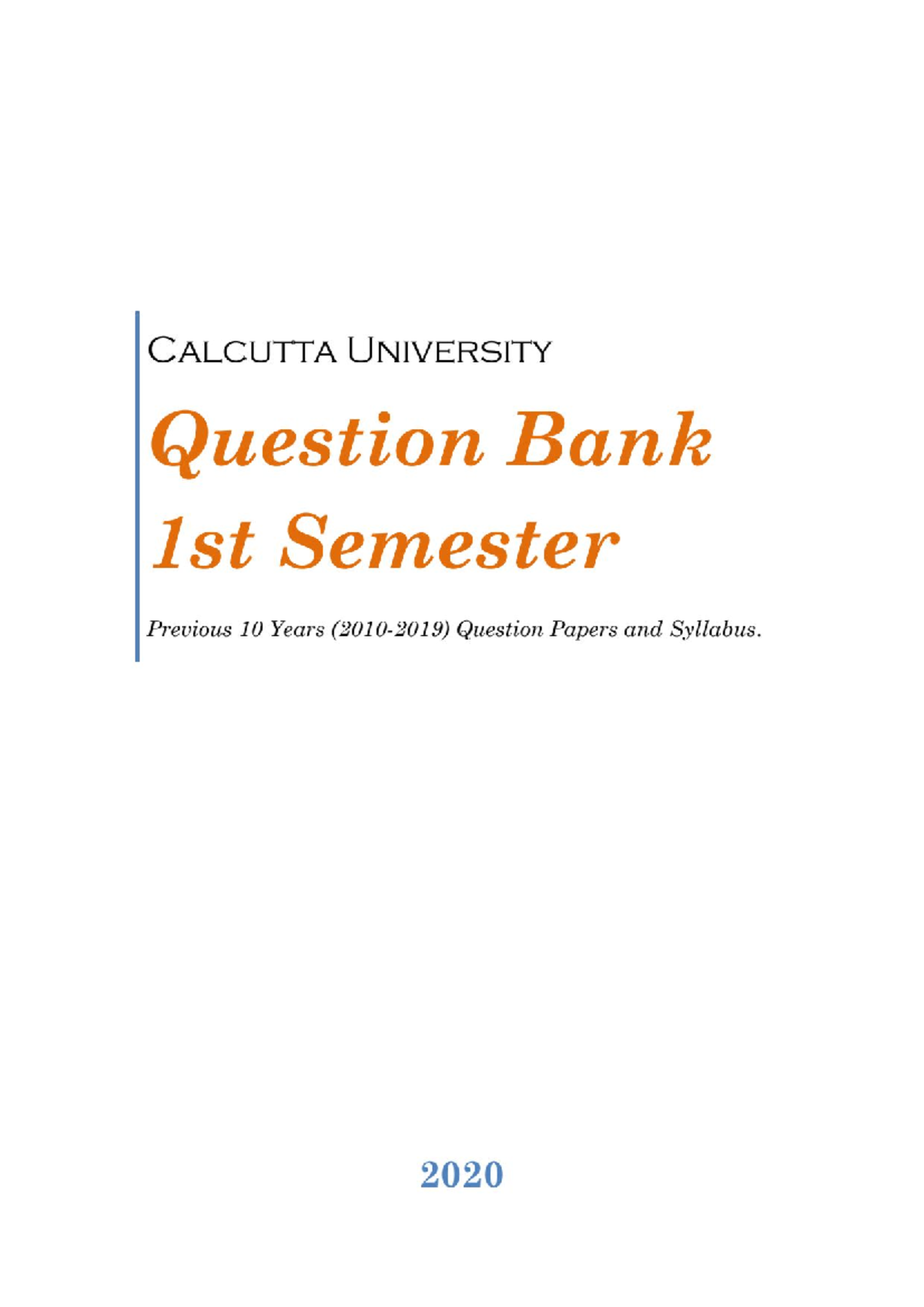 10 years question BA LLB 1ST sem - Ba llb - Studocu