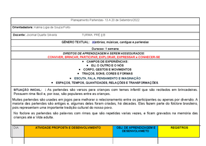 Práticas Pedagógicas- Gestão DA Aprendziagem - ALUNO: DISCIPLINA ...