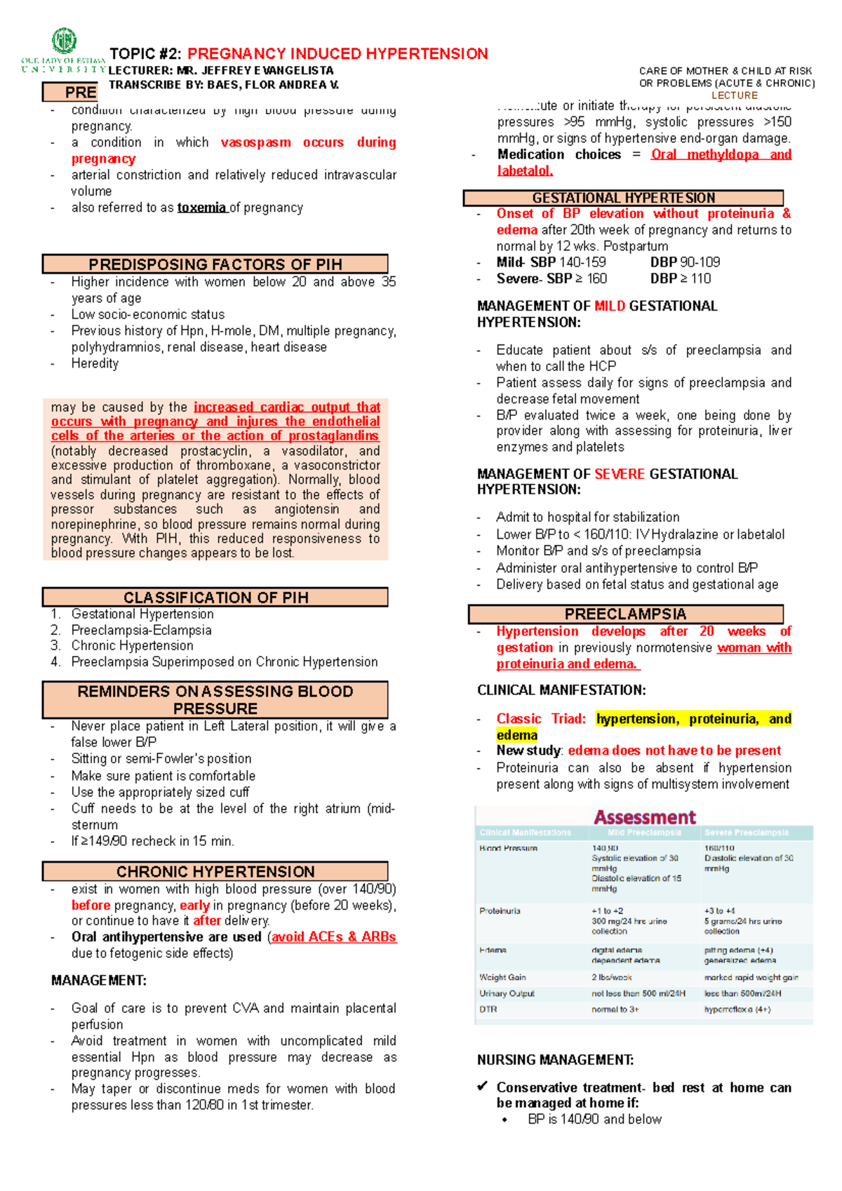 #2 Pregnancy Induced Hypertension - Pregnancy Induced Hypertension 