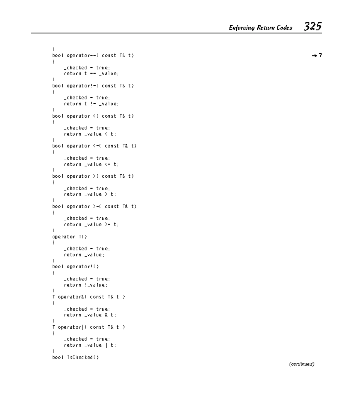 C++ Timesaving Techniques (64) - Enforcing Return Codes 325 ...
