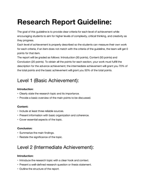 Research-report-guideline - Research Report Guideline: The goal of this ...